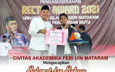Muhamad Tajun Toyib Raih Juara 1 Kategori Terbaik Se-UIN Mataram